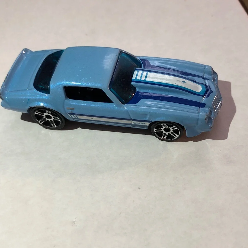 Blue 81’ Camaro Toy Car